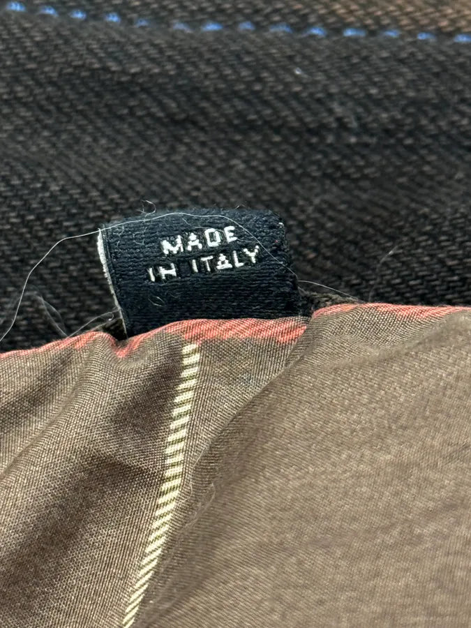 AW2005 Dolce & Gabbana Cowboy Denim Shearling Jacket ImYlIbX 8