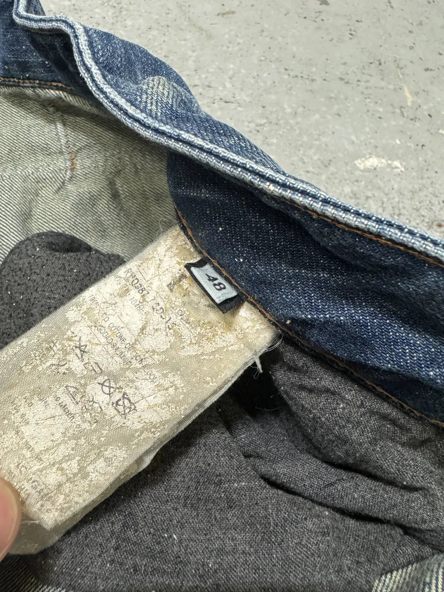 AW2005 Dolce & Gabbana Destroyed Cargo Denim Jeans AhMjmGl 8