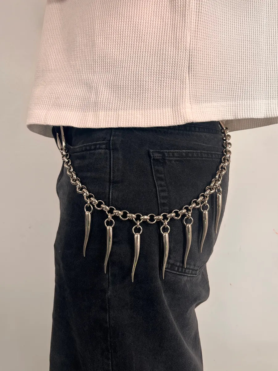 AW2005 Dolce & Gabbana Grey Steel Multi Teeth Avant-Garde Rock Chain JqDAbRX 1