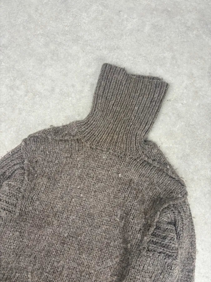 AW2005 Dolce & Gabbana Grey Wool Turtleneck Sweater xDBIhqL 3
