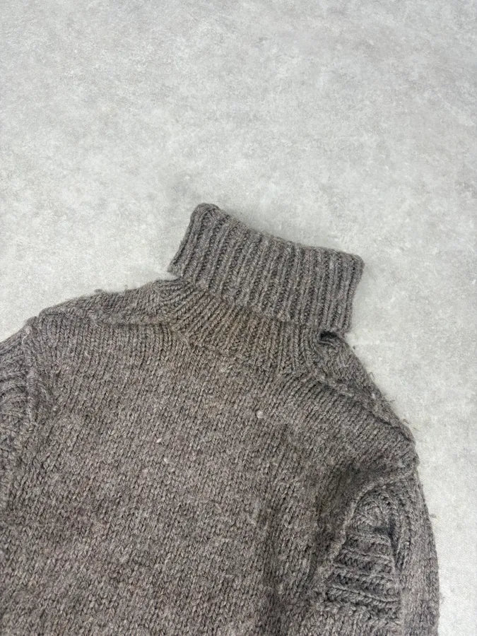 AW2005 Dolce & Gabbana Grey Wool Turtleneck Sweater xDBIhqL 4