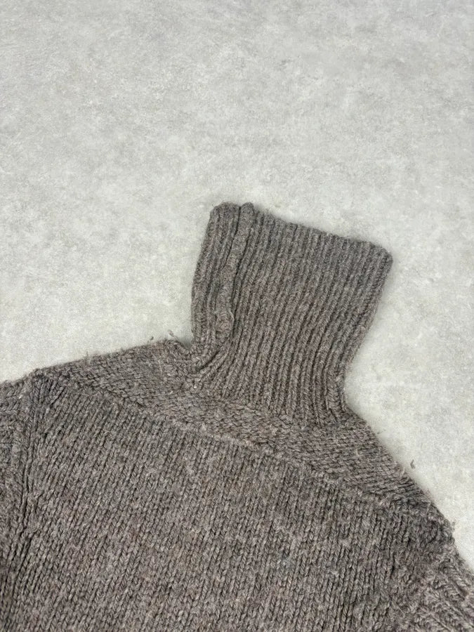 AW2005 Dolce & Gabbana Grey Wool Turtleneck Sweater xDBIhqL 6