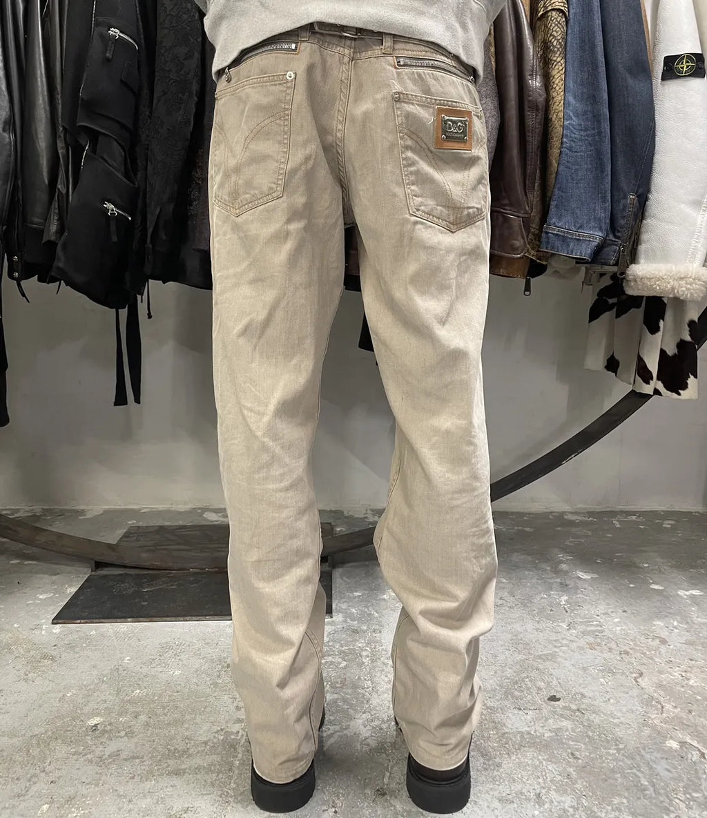 AW2005 Dolce & Gabbana Light Grey Denim Jeans  (L) XDDaZpX 3