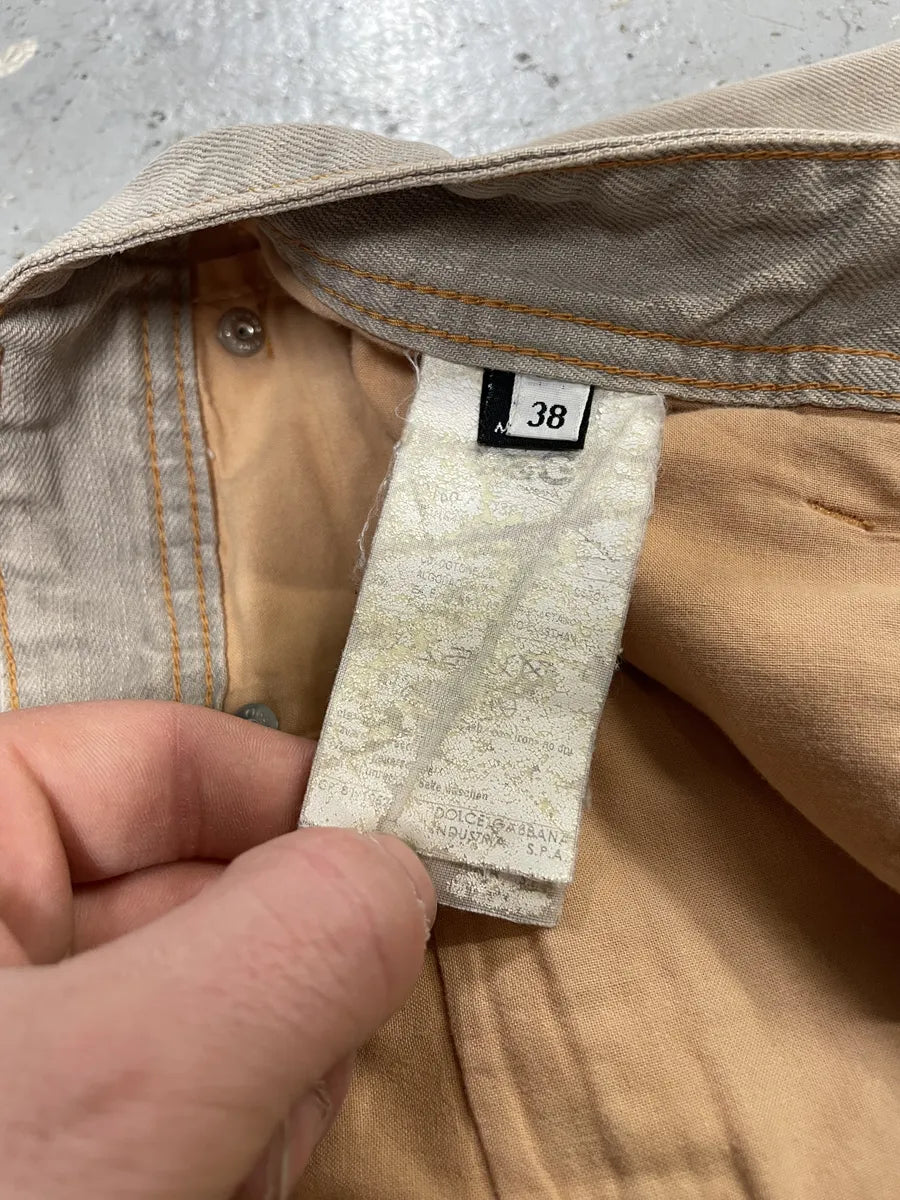 AW2005 Dolce & Gabbana Light Grey Denim Jeans  (L) XDDaZpX 9