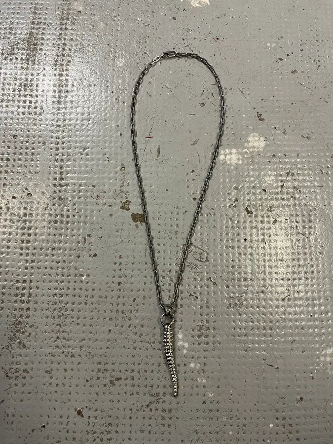 AW2005 Dolce & Gabbana Pave Tooth Necklace ucMiqSh 0