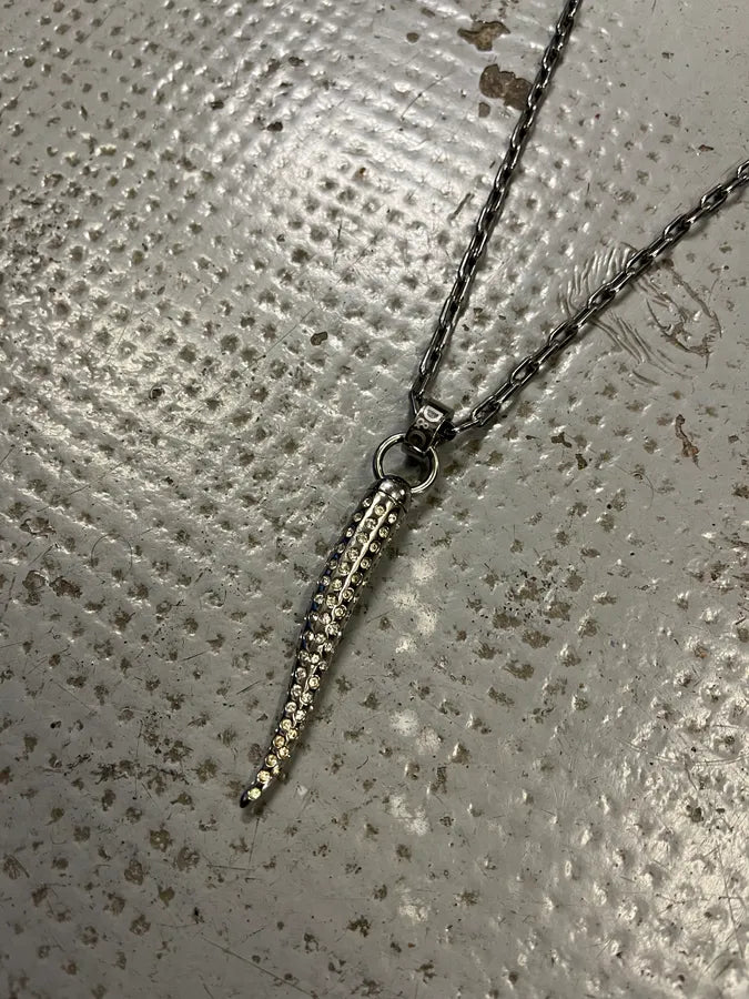 AW2005 Dolce & Gabbana Pave Tooth Necklace ucMiqSh 1