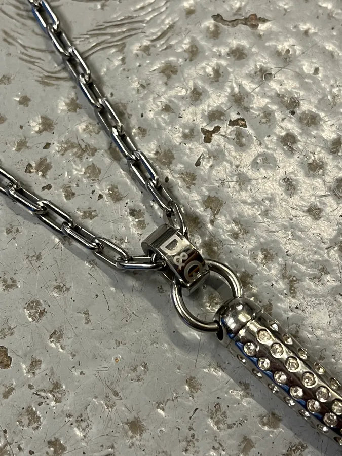 AW2005 Dolce & Gabbana Pave Tooth Necklace ucMiqSh 2