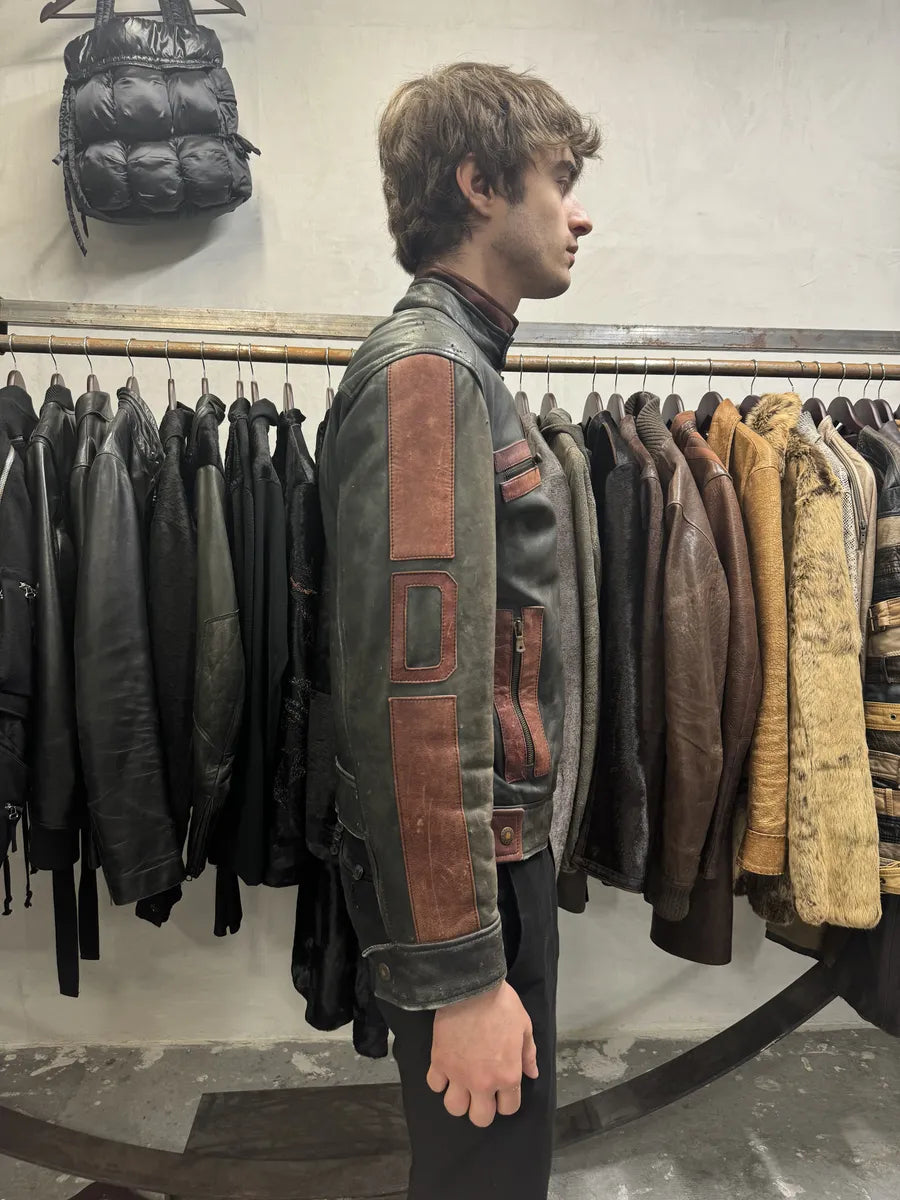 AW2005 Dolce & Gabbana Pro Biker Leather Jacket (S) SJRIyKB 2