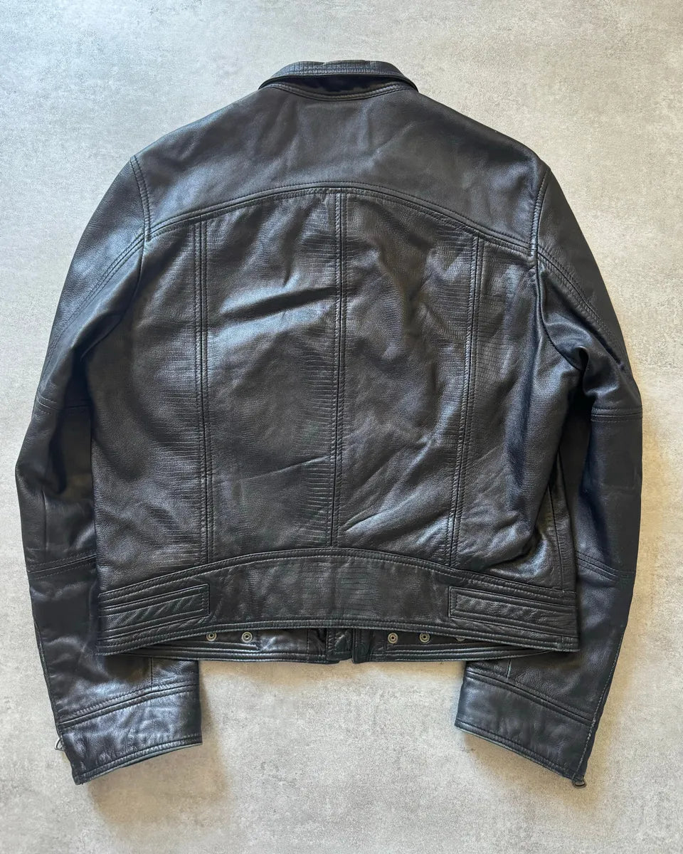 AW2005 Dolce & Gabbana Structured Biker Jacket mMWyXkS 1