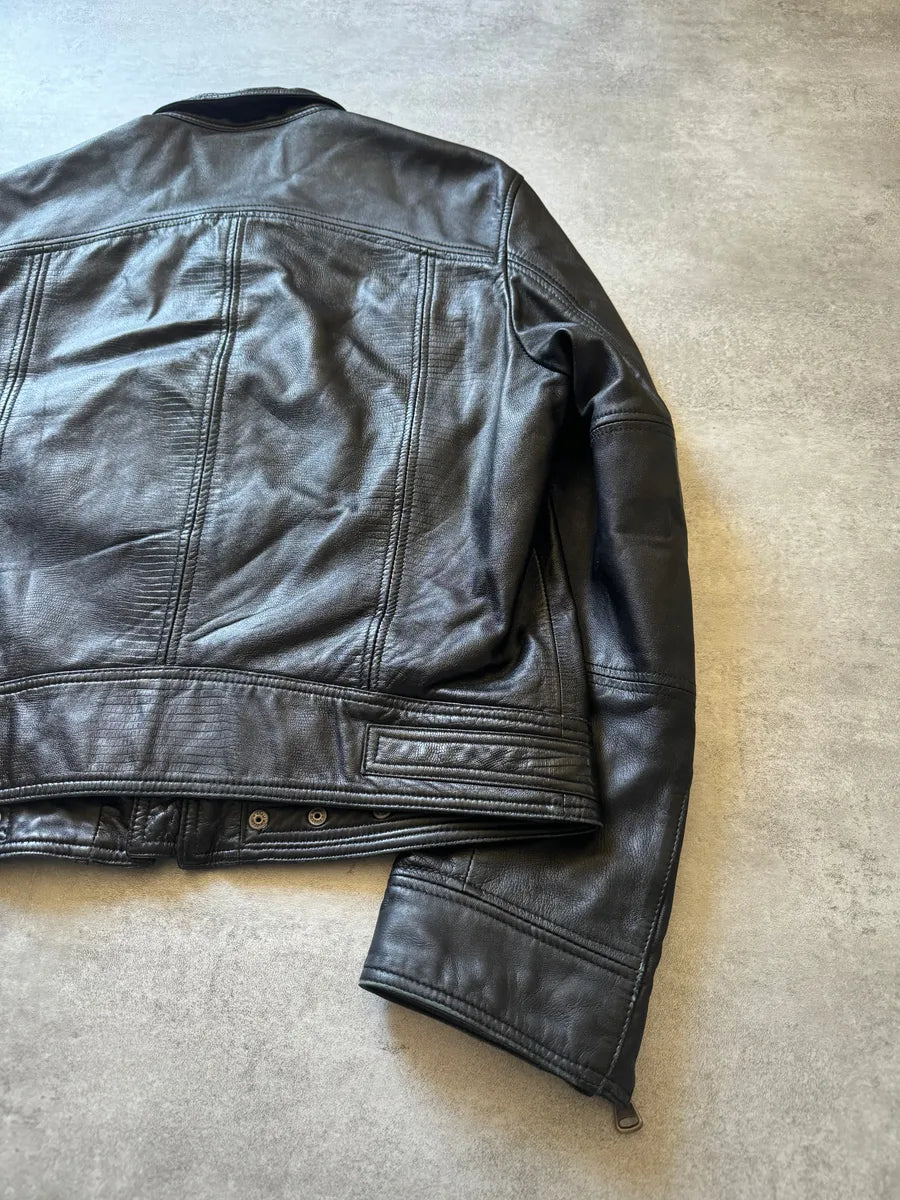 AW2005 Dolce & Gabbana Structured Biker Jacket mMWyXkS 3