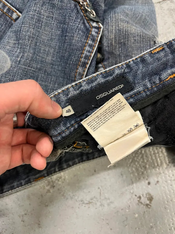 AW2005 Dsquared2 Jesus Hope Faded Denim Jeans XXgYpIZ 11