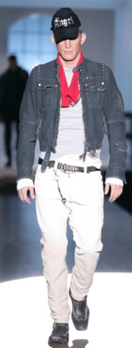 AW2005 Dsquared2 Metal Logo Gothic Buckle Black Leather Belt  hJEsfow 1