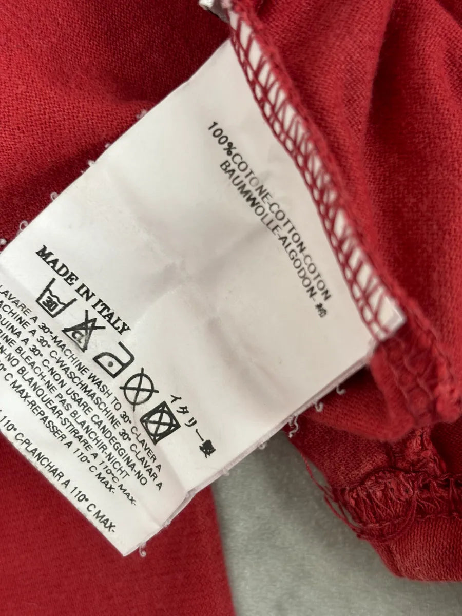 AW2005 Dsquared2 Red Cotton Che Guevara Graphic Longsleeve T-Shirt gUZddsc 10
