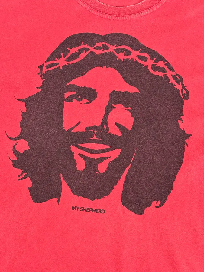AW2005 Dsquared2 Red Cotton Che Guevara Graphic Longsleeve T-Shirt gUZddsc 6