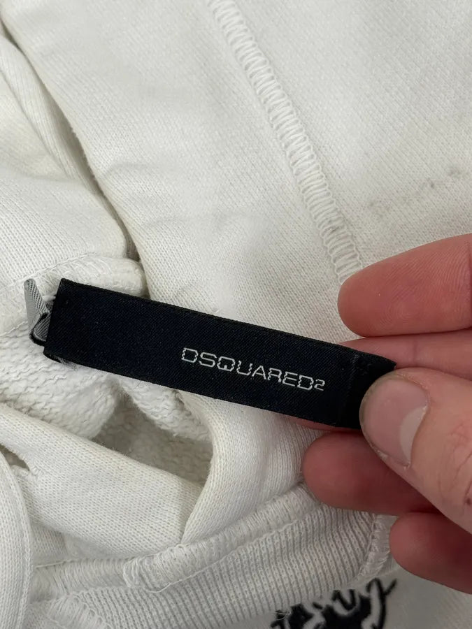 AW2007 Dsquared2 White Desert Car Rebel Hoodie IvXQOrx 8