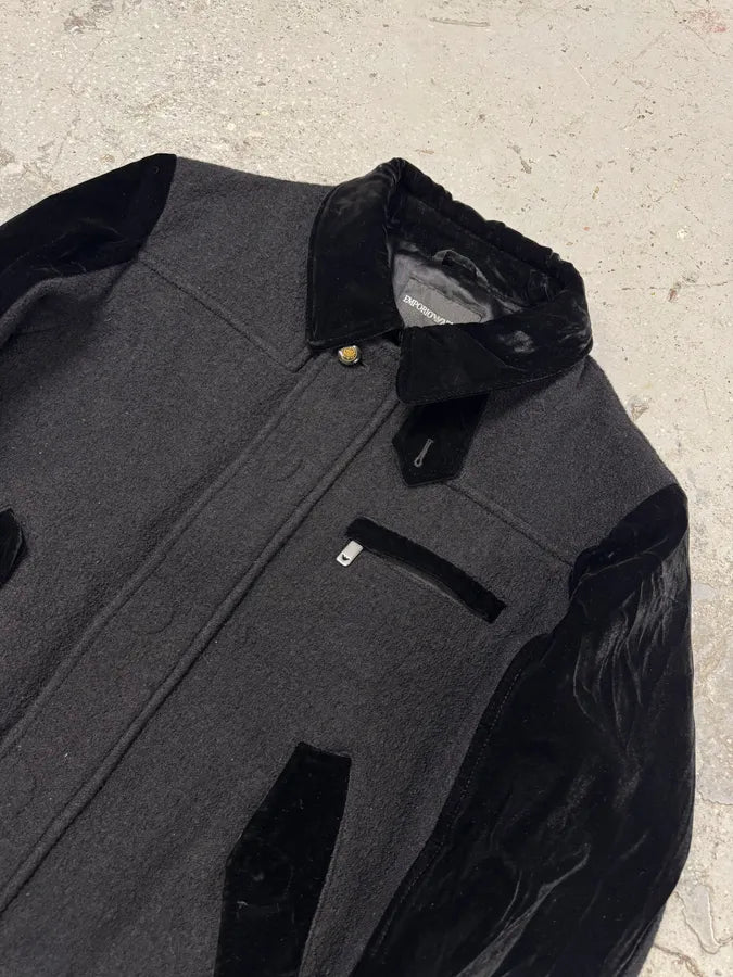 AW2005 Emporio Armani Grey Wool Jacket VBqTmXs 3