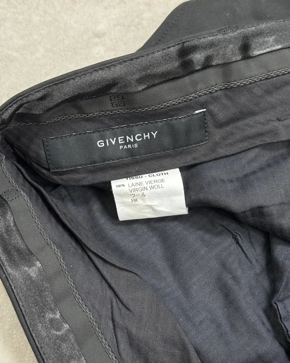 AW2005 Givenchy Black Classy Minimalist Pants  cQFmBtm 9