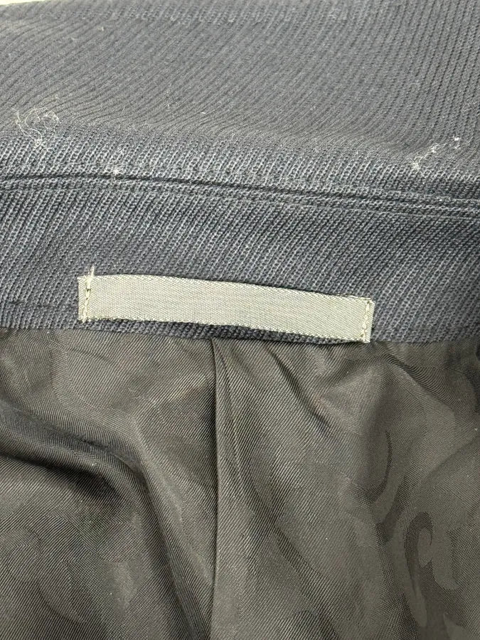 AW2005 Givenchy Navy Wool Buttoned Trench Coat etsjYwI 10