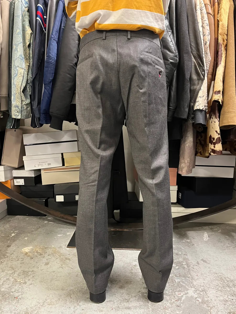 AW2005 Gucci Grey Minimalist Tailored Pants cvfuEly 2