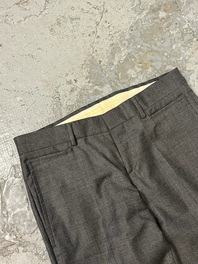 AW2005 Gucci Grey Minimalist Tailored Pants cvfuEly 4