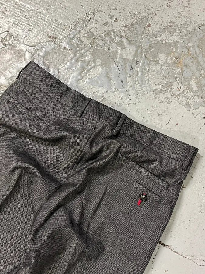 AW2005 Gucci Grey Minimalist Tailored Pants cvfuEly 7