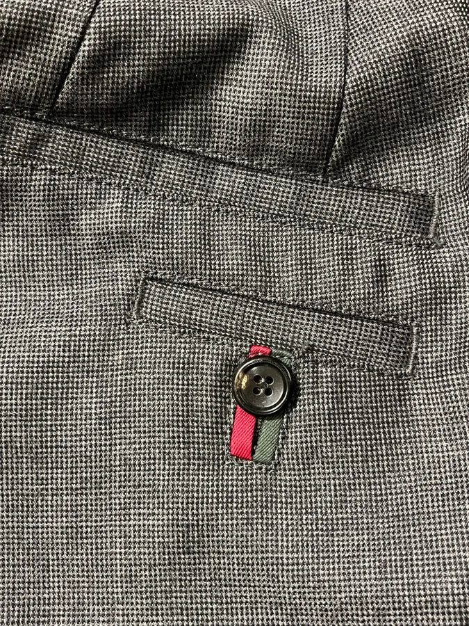 AW2005 Gucci Grey Minimalist Tailored Pants cvfuEly 9