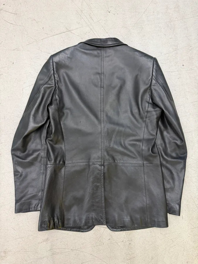 AW2005 Gucci Premium Leather Blazer Jacket RCKQqVS 1