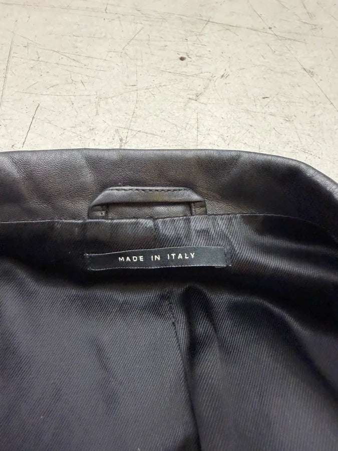 AW2005 Gucci Premium Leather Blazer Jacket RCKQqVS 11