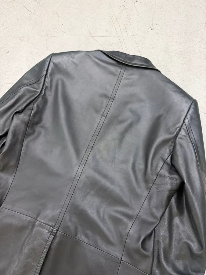 AW2005 Gucci Premium Leather Blazer Jacket RCKQqVS 7