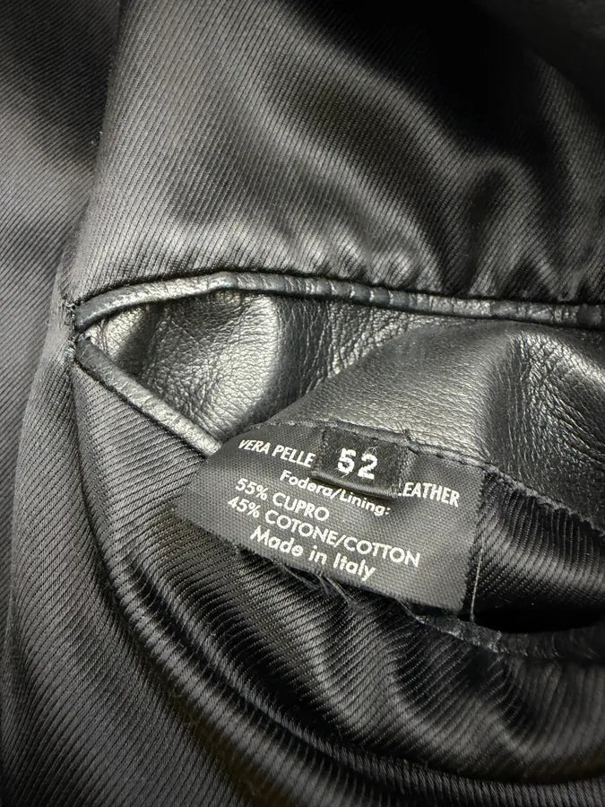 AW2005 Gucci Premium Leather Blazer Jacket RCKQqVS 9