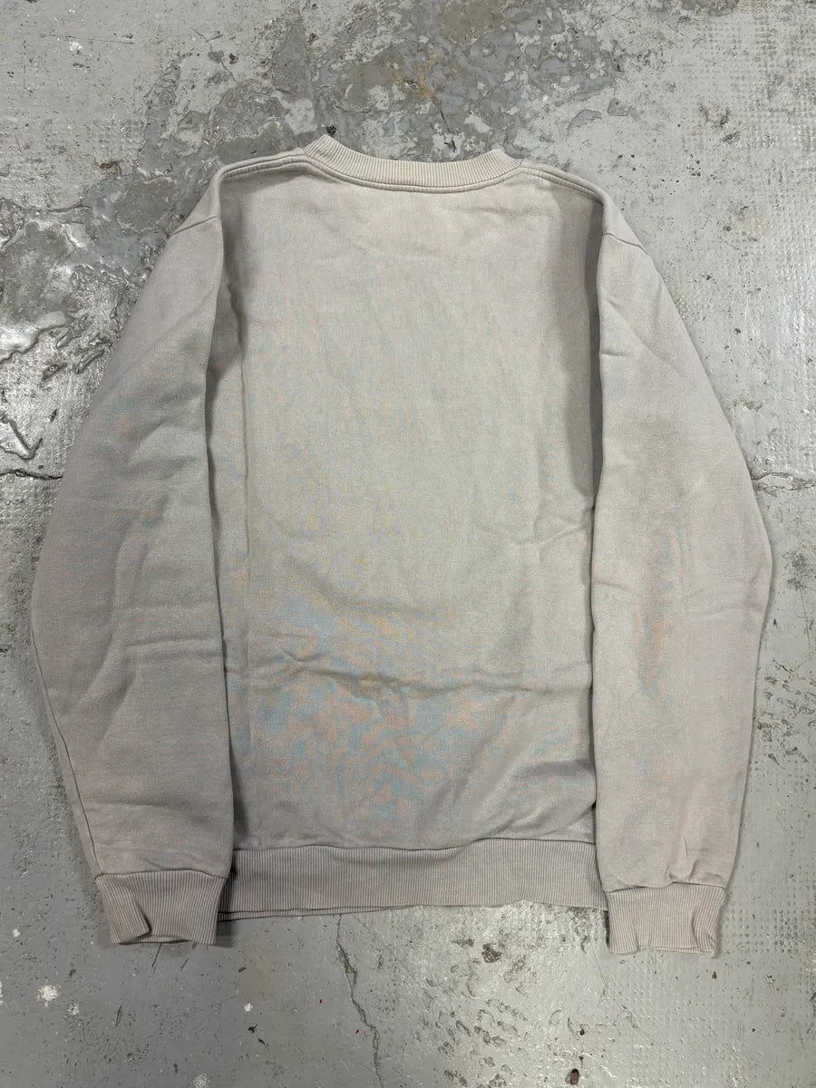 AW2005 Maison Martin Margiela Black Destroyed Vinyl Grey Sweater XLihYVr 5