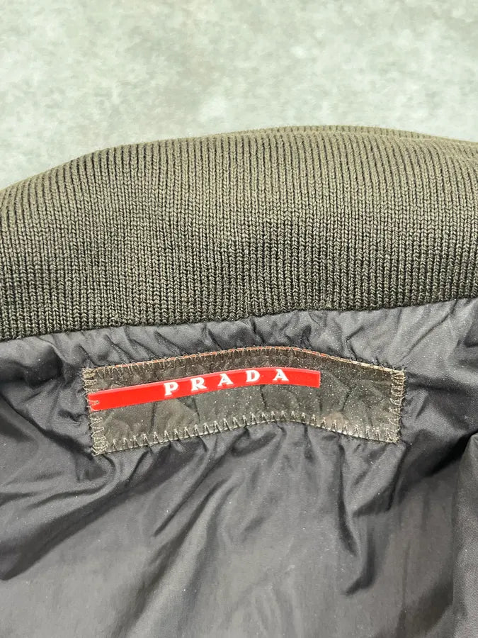 AW2006  Prada Brown Houndstooths Checkered Jacket AxVnGaU 12