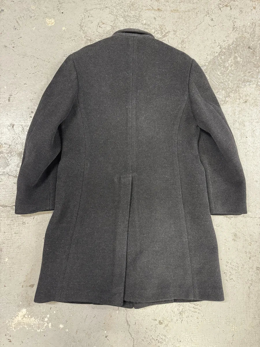 FW2002 Prada Dark Grey Wool Trench Coat (L) imtmoJB 1