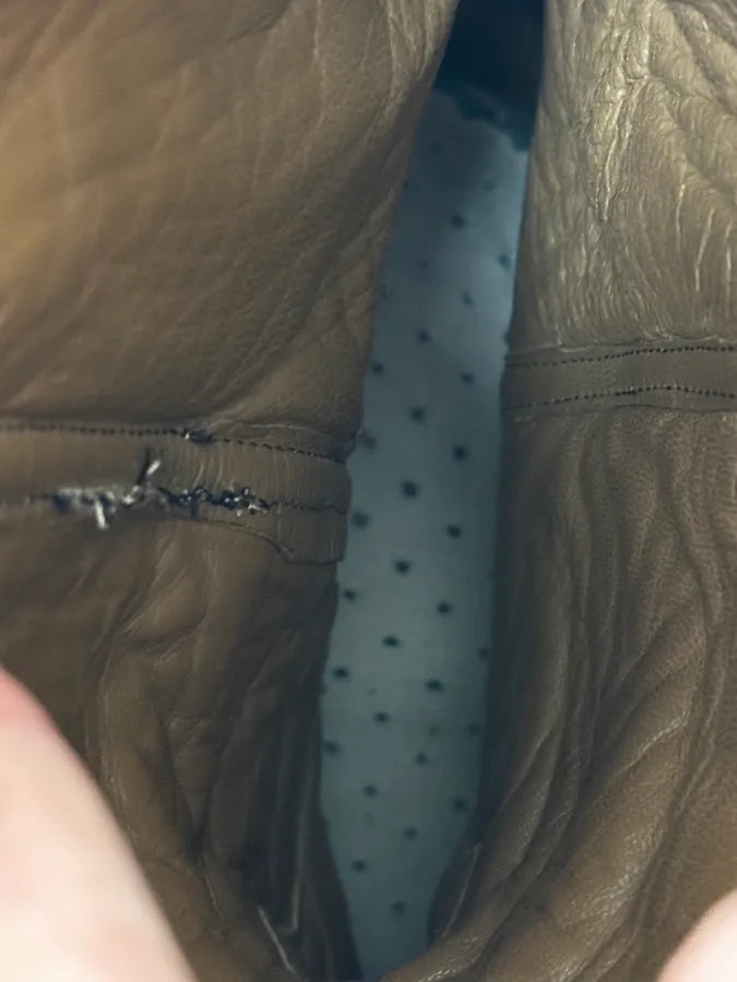 AW2005 Roberto Cavalli Beige Leather Western Boots uVragLz 10