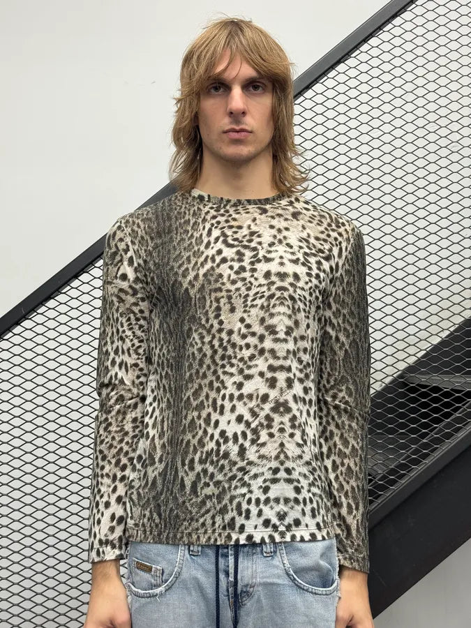 AW2005 Cavalli Snow Leopard Gradient Longsleeve bzVkwGE 1