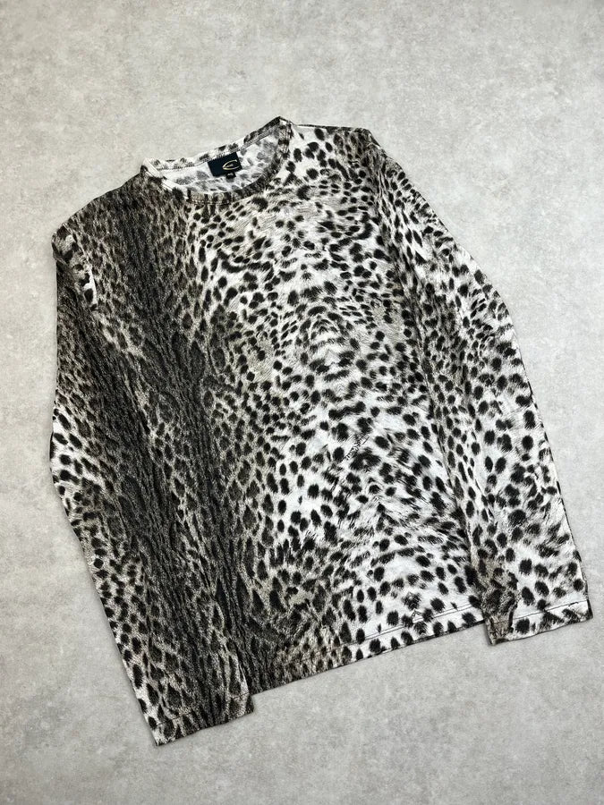 AW2005 Cavalli Snow Leopard Gradient Longsleeve bzVkwGE 4