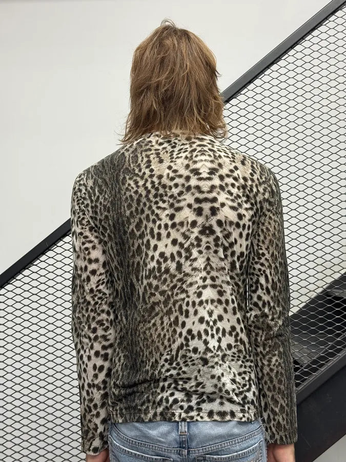 AW2005 Cavalli Snow Leopard Gradient Longsleeve bzVkwGE 2