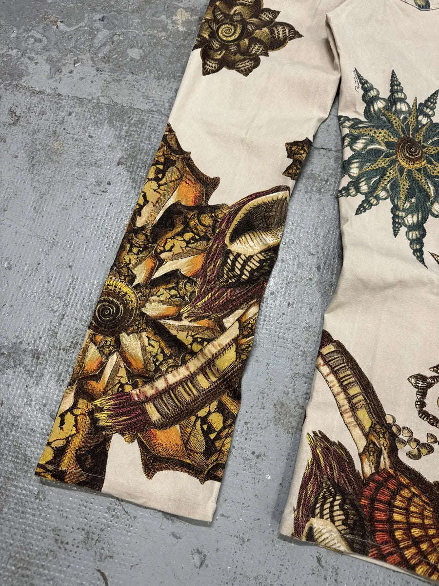 AW2005 Roberto Cavalli White Fantasy Cozy Pants ScwBSIU 6