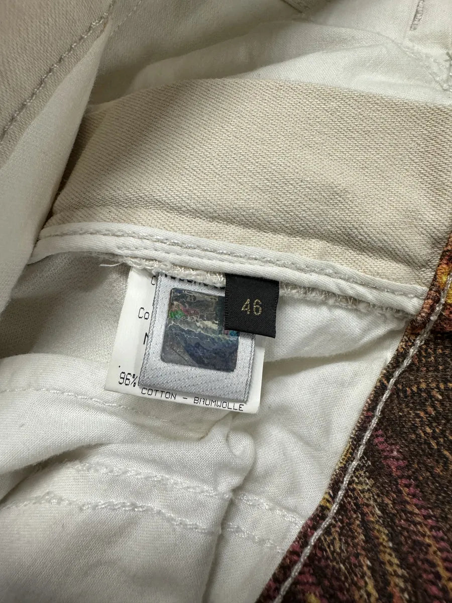 AW2005 Roberto Cavalli White Fantasy Cozy Pants ScwBSIU 8