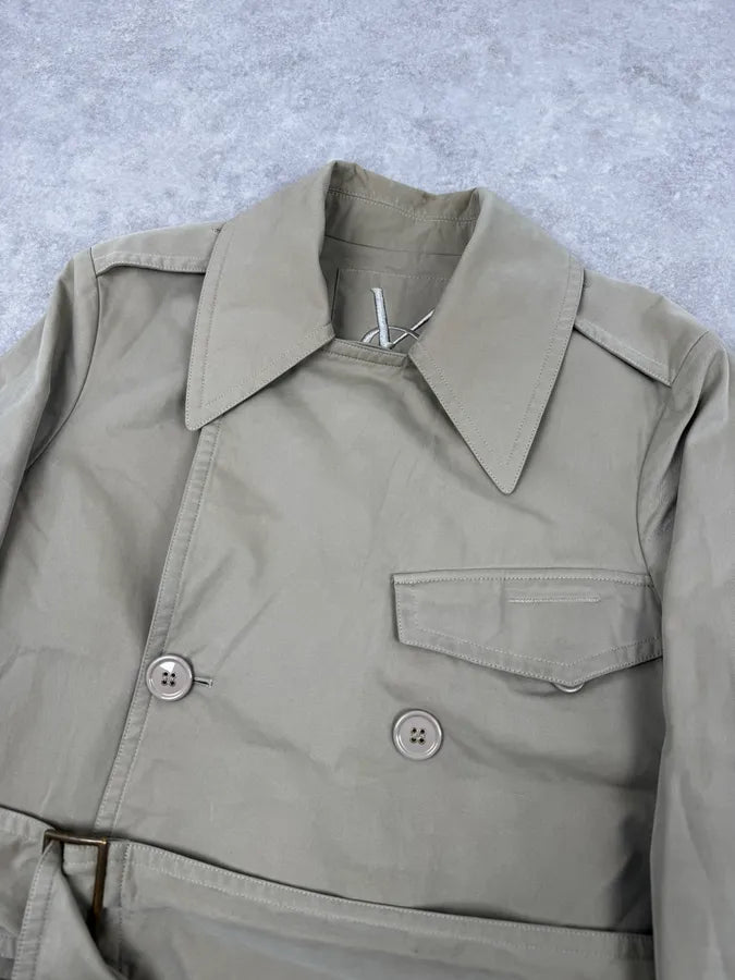 AW2005 Yves Saint Laurent Beige Belted Trench Coat jDZvVYW 5