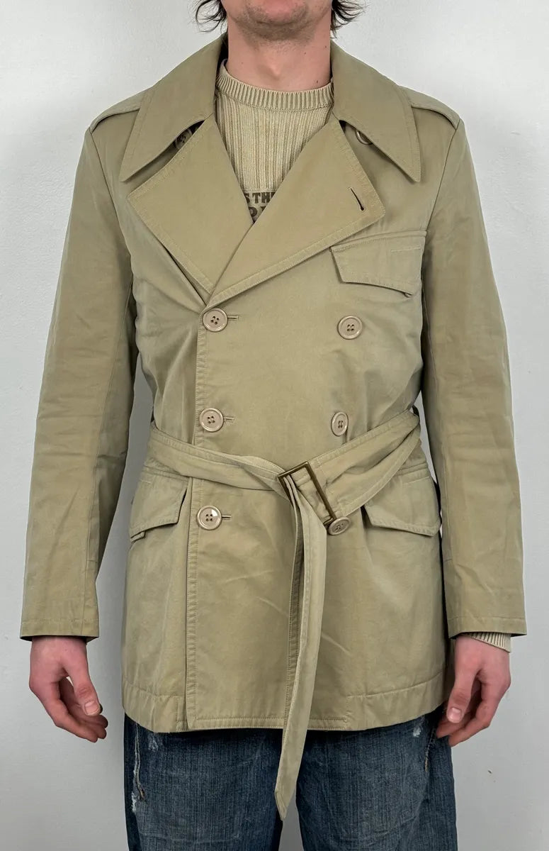 AW2005 Yves Saint Laurent Beige Belted Trench Coat jDZvVYW 1