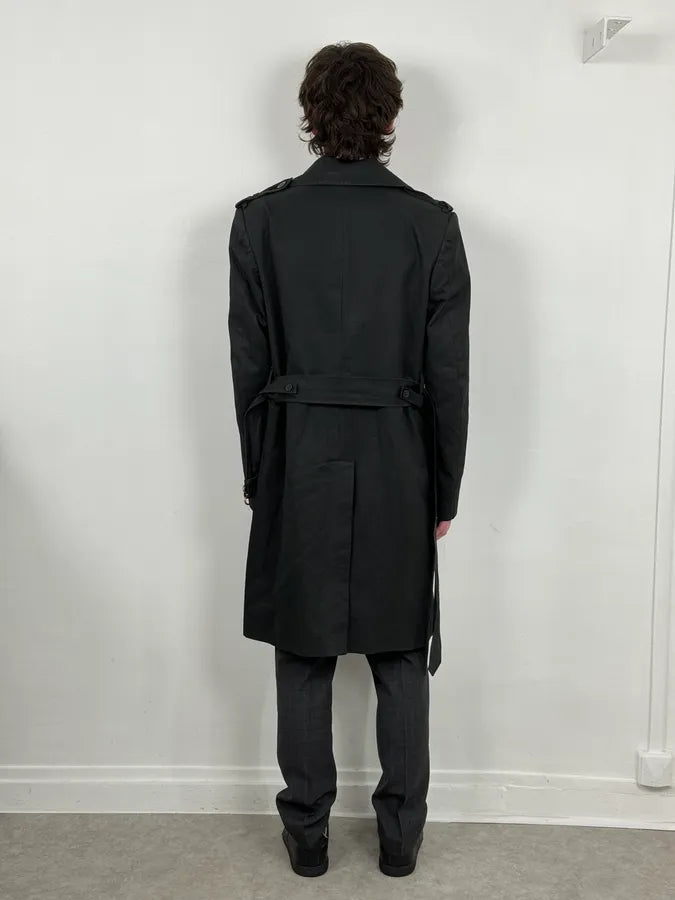 AW2005 Yves Saint Laurent Black Premium Classy Trench Coat PTkkOXx 2