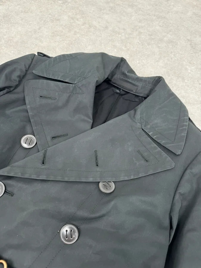 AW2005 Yves Saint Laurent Black Premium Classy Trench Coat PTkkOXx 5