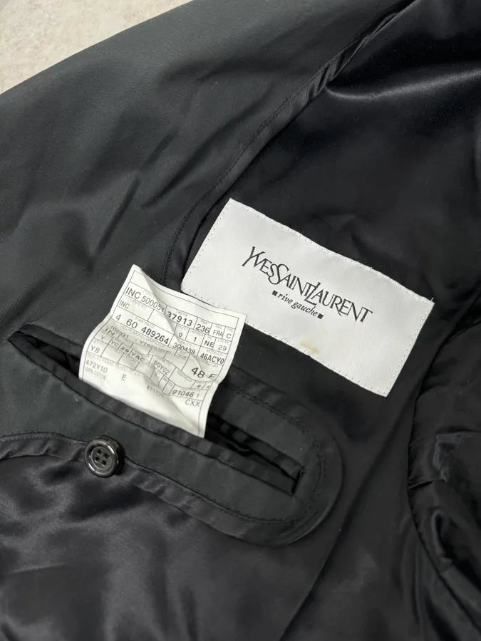 AW2005 Yves Saint Laurent Black Premium Classy Trench Coat PTkkOXx 9