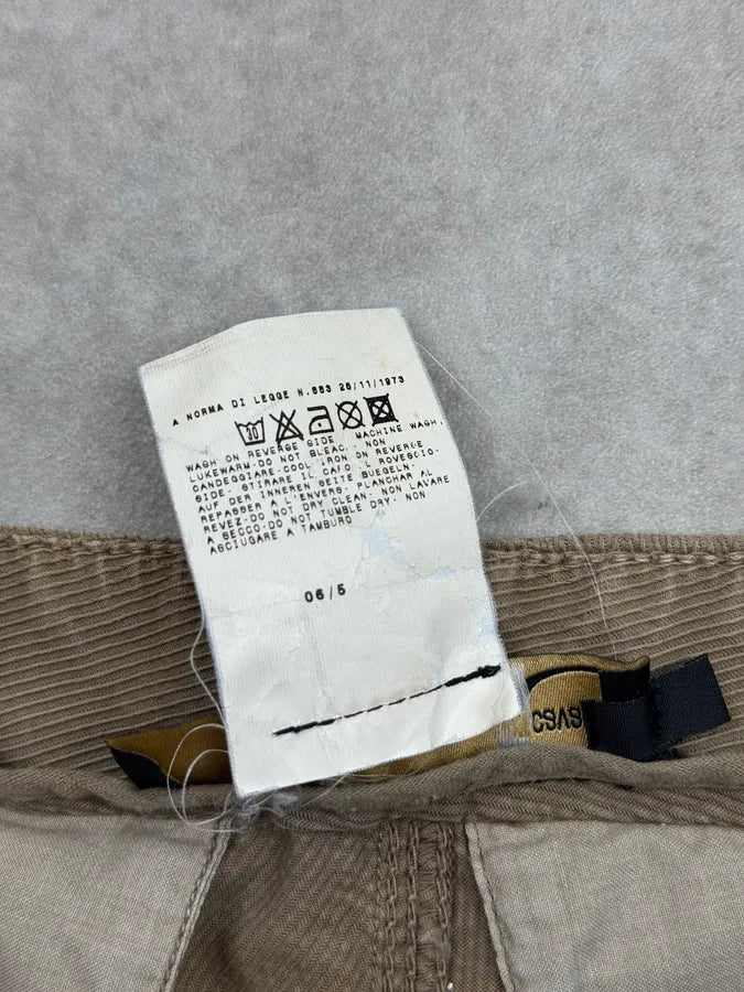 AW2006 Cavalli Beige Cargo Aviator Faded Pants lzEacNW 13