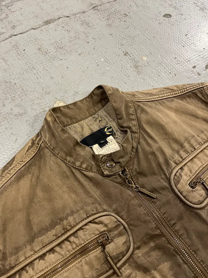 AW2006 Cavalli Military Beige Green Cargo Jacket DawiXnx 4