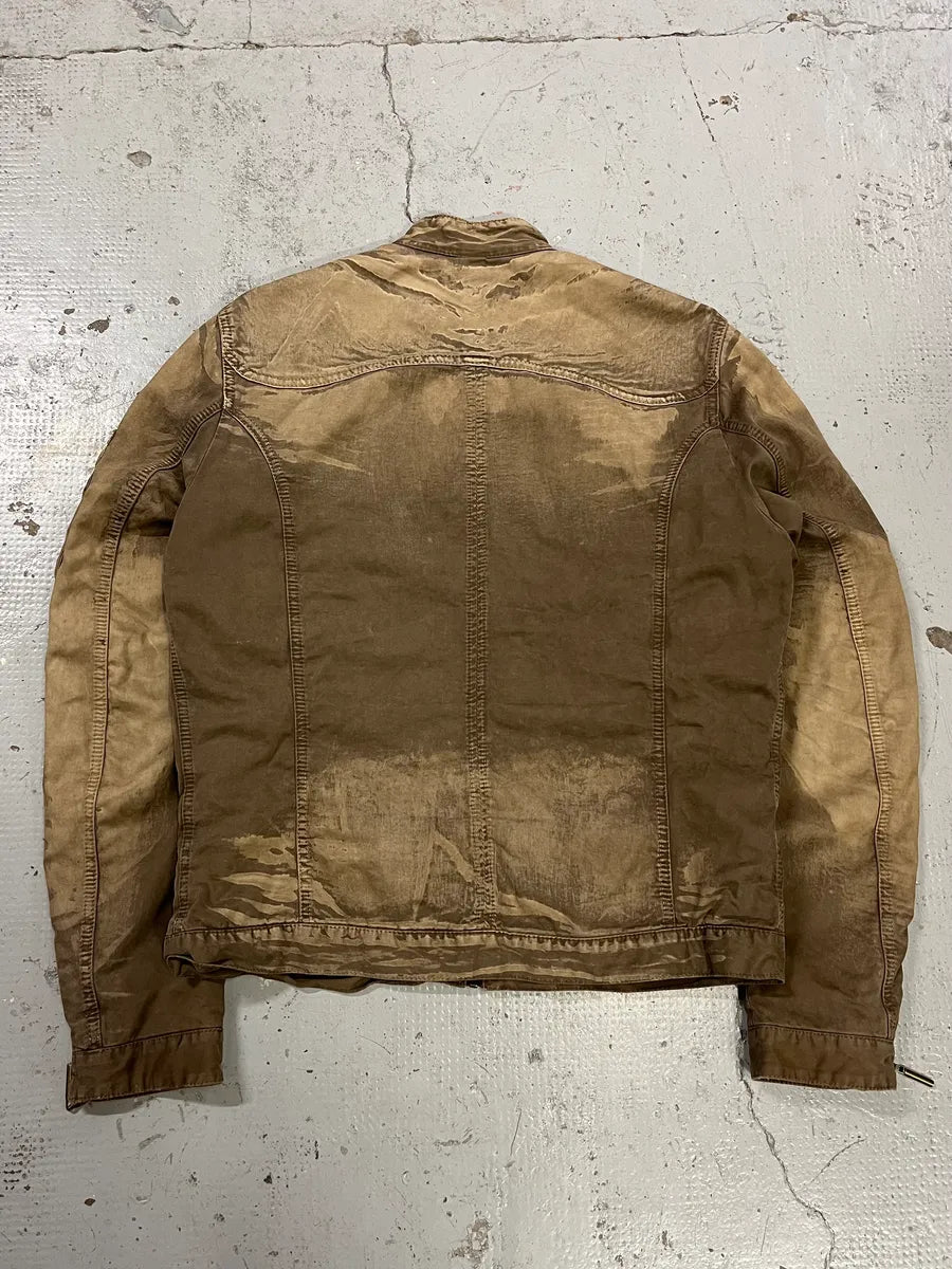 AW2006 Cavalli Military Beige Green Cargo Jacket DawiXnx 6