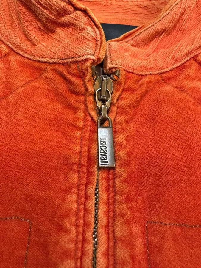 AW2006 Cavalli Orange Buttoned Naval Jacket (M/L) zDIIbir 8