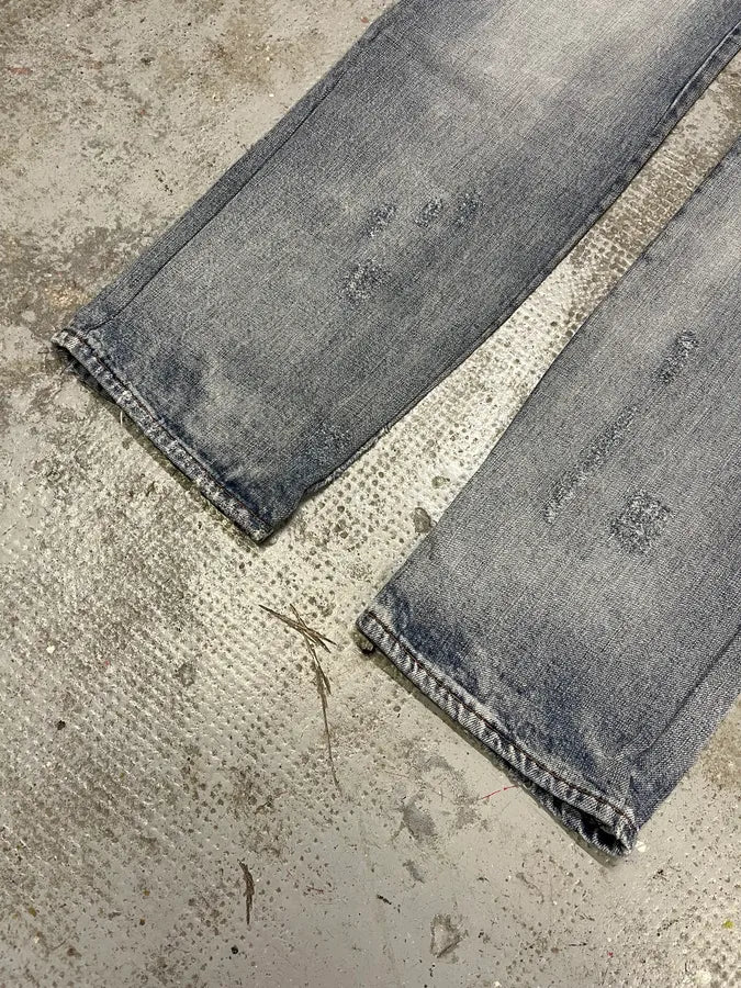 AW2006 Cavalli Tiger Attack Blue Denim Jeans wyZCIvN 6