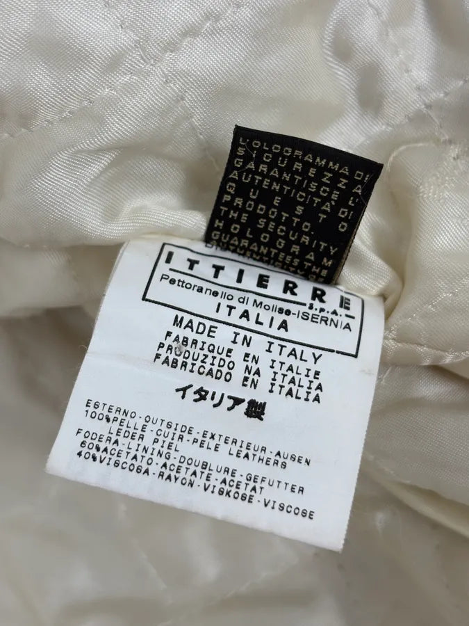 AW2006 Cavalli White Fur Beige Leather Vest osmCLZD 10